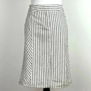 Express skirt size 1/2 black white striped pencil